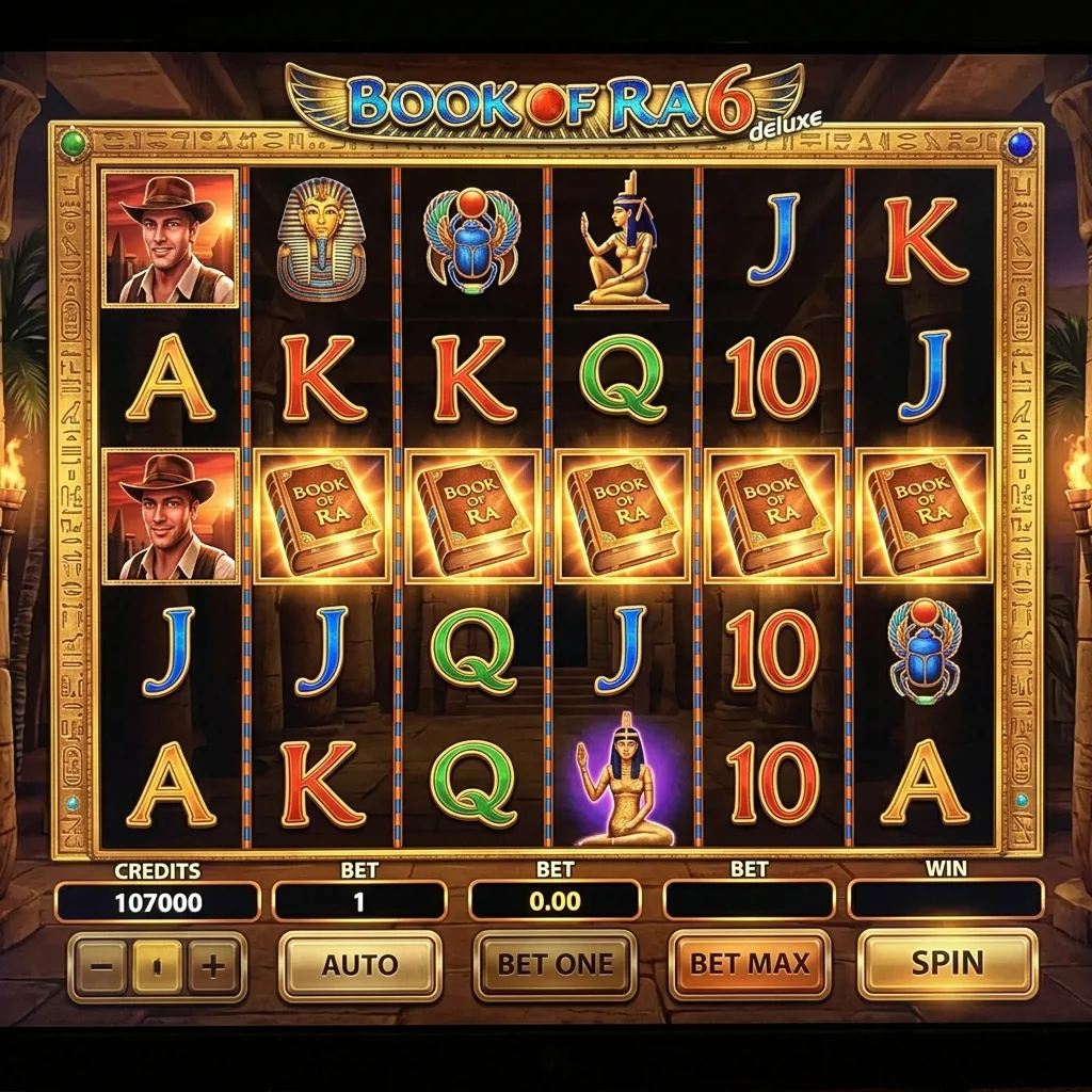 Book of Ra Deluxe 6 с дополнительным барабаном