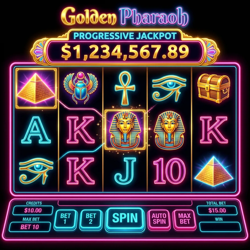 Слот Golden Pharaoh с прогрессивным джекпотом