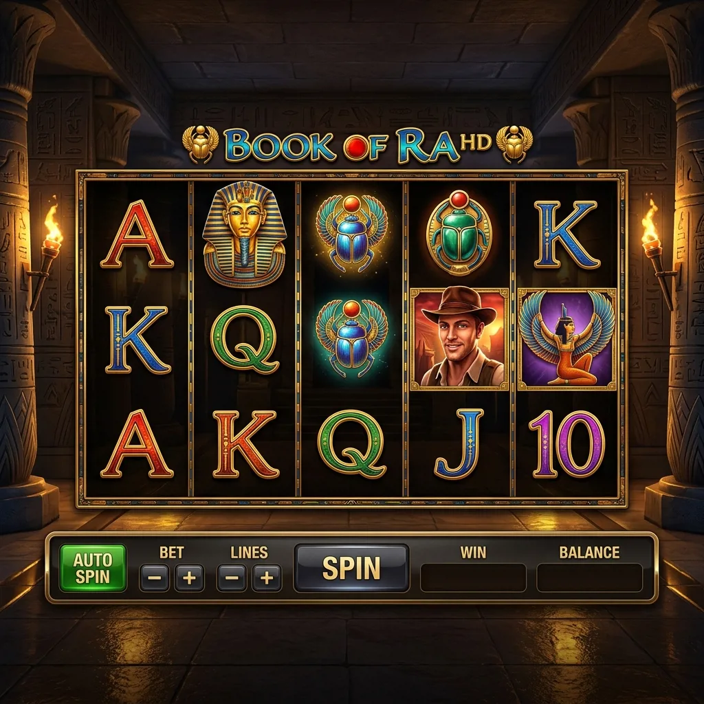 Улучшенная HD-версия классического слота Book of Ra
