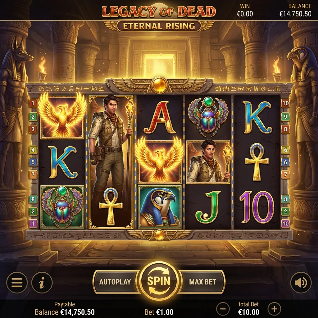 Legacy of Dead — продолжение линейки египетских слотов