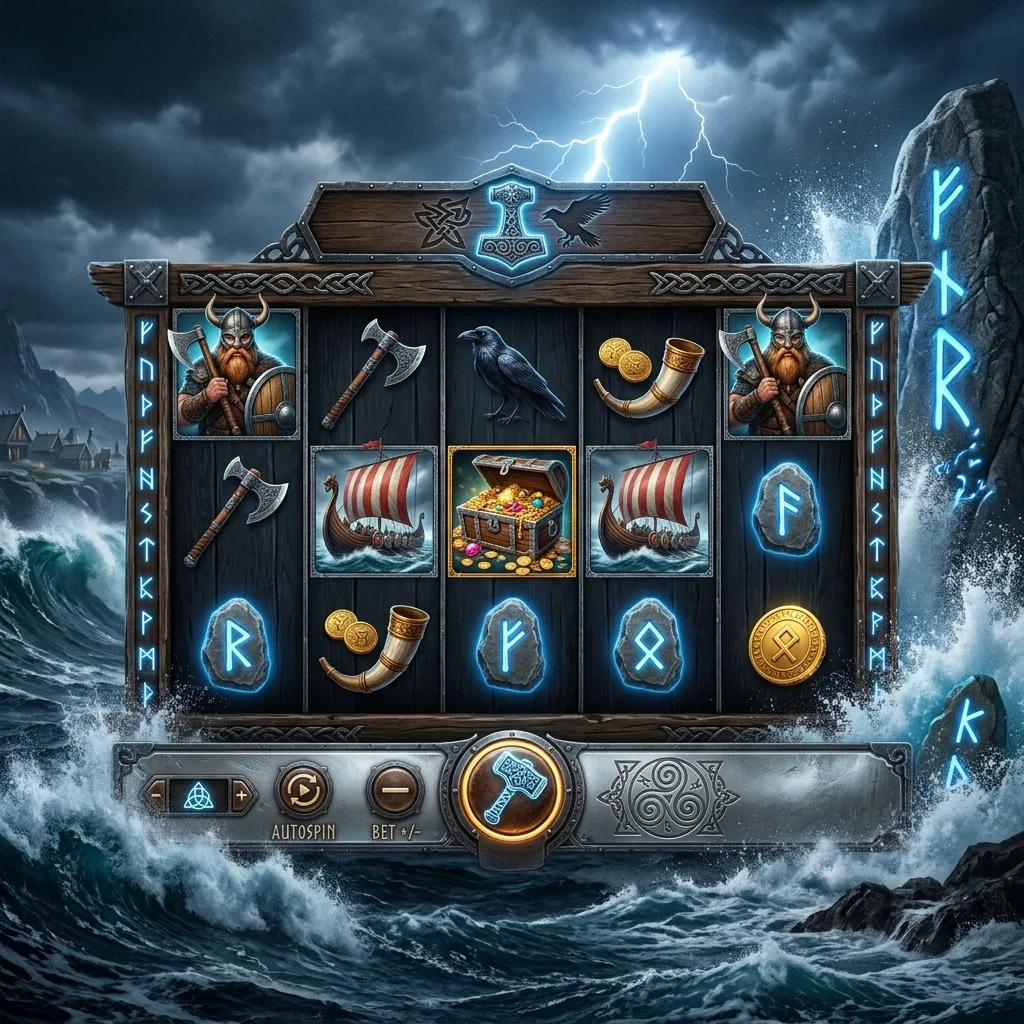 Слот Vikings Go Berzerk — скандинавские воины и сундуки